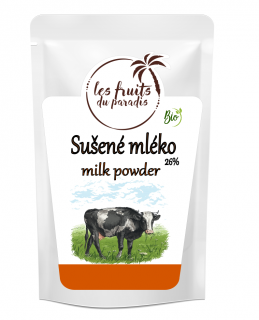 Organic milk powder 26 % fat 500 g